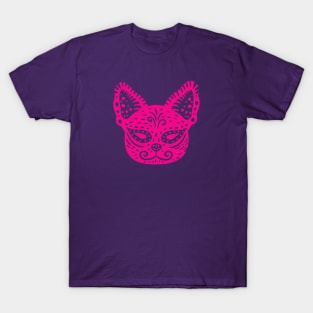 Colorful Alebrije Bulldog Head T-Shirt